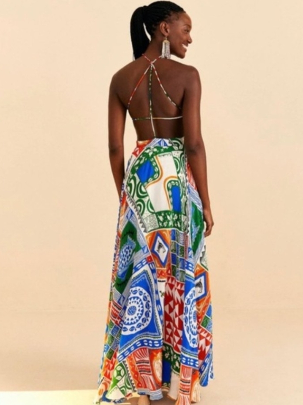 Farm Rio Halter Maxi Dress - Picture 4 of 9